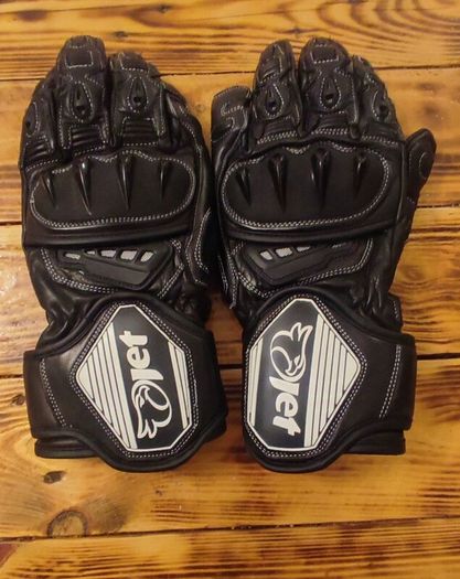 motorcycle gloves jet black