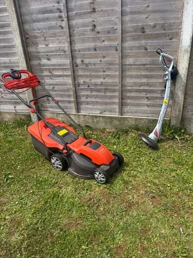 lawnmower and strimmer