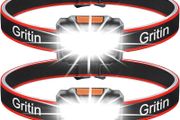 NEW SALE | LED Head Torch, [2 Pack] COB Headlamp Super Bright Headlight, Adjustable with 3 Modes, Lightweight for Running, Camping, Fishing