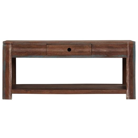 Coffee Table Solid Wood Vintage 88x50x38 cm