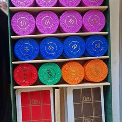 90s Velvet Poker Set