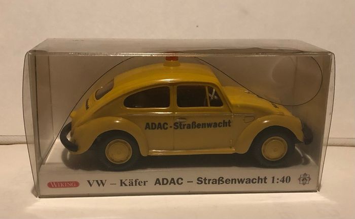 Wiking 1/40 Volkswagen Beetle ADAC patrol car