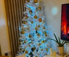 White Christmas tree 6ft