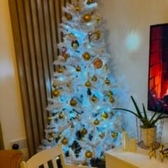 White Christmas tree 6ft