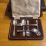 Vintage Mappin & Webb silver spoons in original box Image 7