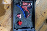 Milwaukee m12 bsd with 2 batteries and pack out box