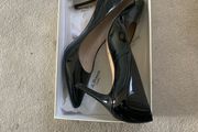 LK Bennett Black Patent Shoe  - 85mm heel