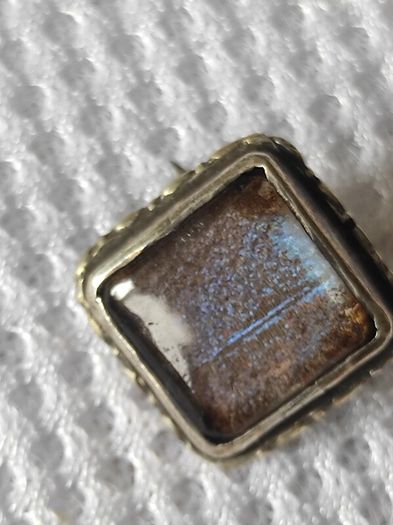 Small sterling silver brooch