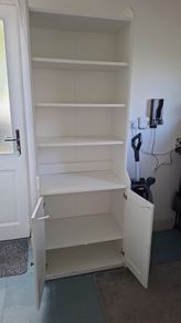hauga white cabinet