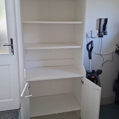 hauga white cabinet