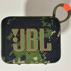 JBL GO4 Bluetooth Speaker, USB C Charging, IP67 Dustproof, Waterproof, App Compatible, Passive Radiator, Portable, Squad