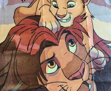 Lion king painting