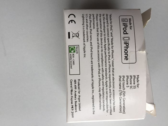 Apple Lightning Mains Mobile Phone Charger