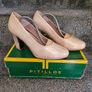 Gorgeous Leather Nude Shoes size 36 Image 3