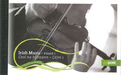 2006 - Irish Music Premier Stamp Booklet (Complete)
