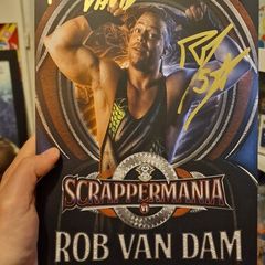 WWE Rob Van Dam Autograph
