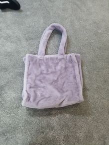 Purple Fluffy Bag