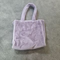 Purple Fluffy Bag