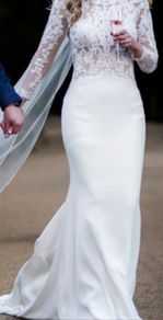 Modeca: Farida Wedding Dress, Size 8-10, professionally dry-cleaned
