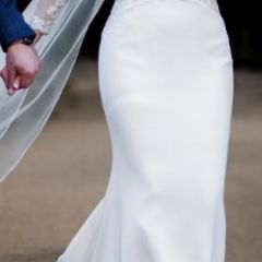 Modeca: Farida Wedding Dress, Size 8-10, professionally dry-cleaned