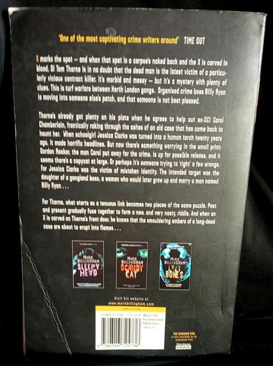 Mark Billingham - The Burning Girl - Signed Paperback