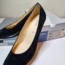 Gabor suede leather black platform block heel court shoes RRP 90 euro size UK 5.5 new Image 2
