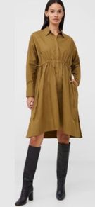 French Connection Rhodes Poplin shirt dress