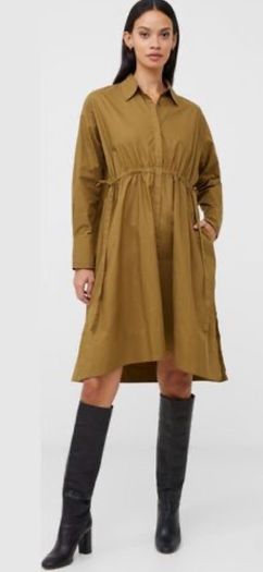 French Connection Rhodes Poplin shirt dress