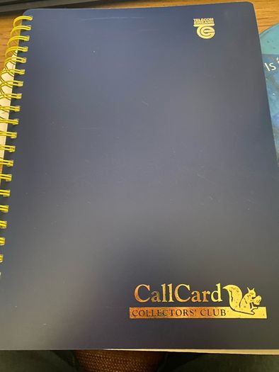 Call Cards folder with cards
