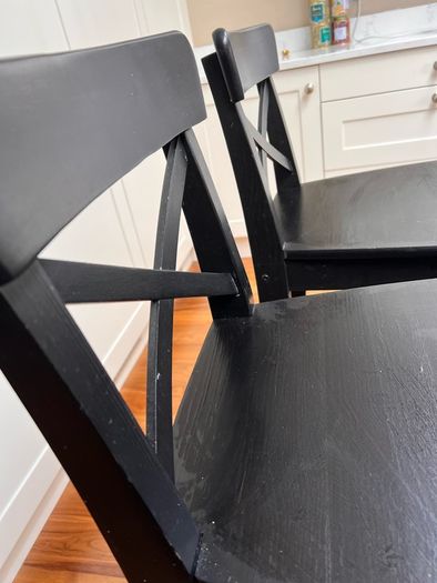 Bar Stools x 2  (IKEA) with back