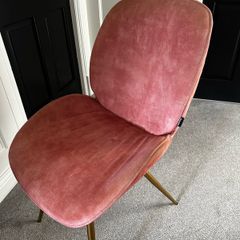 pink vanity chair