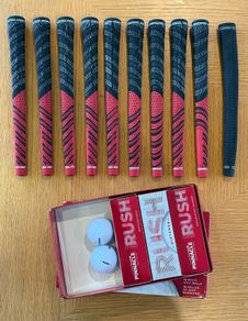 Pinnacle Golf balls & New Club grips