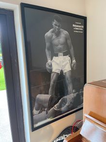 Iconic Framed Muhammad Ali Picture
