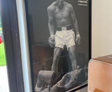 Iconic Framed Muhammad Ali Picture