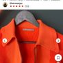 Helmut Lang zip up cardigan bright orange Image 2