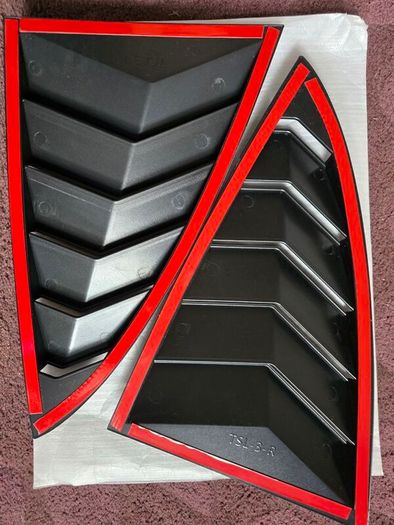 Tesla Model 3 Highland 2024+ triangle window covers