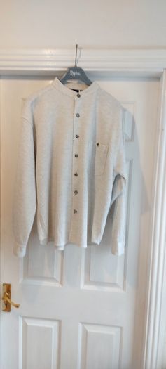 Fr Grandfather  Collar  Shirt