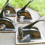 Vintage Ornate Cast Iron Embossing Presses - set of 4 (45 each) Image 9