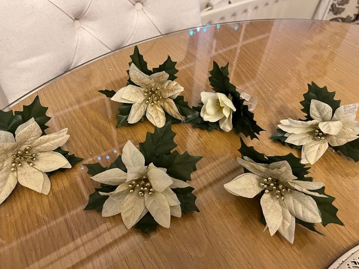 6 Christmas Napkin Ring Holders