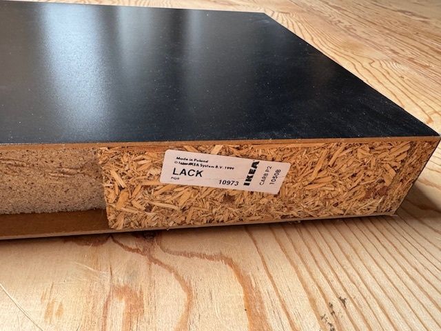 IKEA Black Lack Shelves