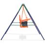 Toddler Swing Set with Safety Harness Orange Image 3