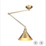 Elstead Provence Light Wall or Ceiling Light/Pendant - Aged Brass Image 2