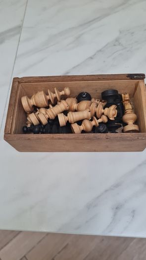 old chess pieces