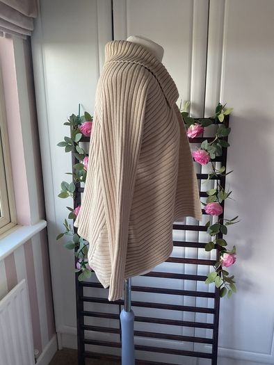 cardigan asymmetrical 30% wool cardigan Dunnes stores drape effect medium