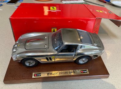 Ferrari 250 GTO Scale 1/18 Chromed Burago