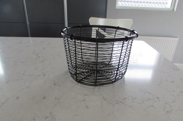Black Metal Basket for Sale