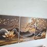 3 framed printed canvas 35x55cm each Image 2
