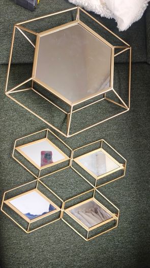 2 Gold Mirrors