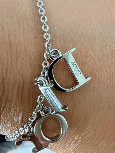 Authentic Christian Dior Charm Bracelet Silver