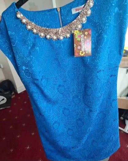 Brand New Blue SWAMP dress Size 14